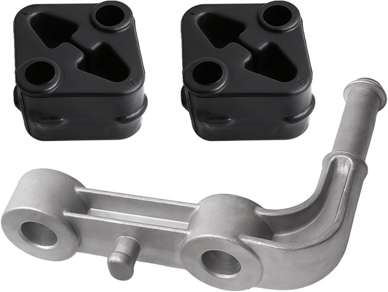 RydSuns 3Pcs Exhaust Bracket Muffler Support Compatible with 2019-2025 Dodge Ram 1500 Rear Left Driver Side Rubber Isolator Hanger Assembly Replaces 68519121AA 68275662AB - Image 1